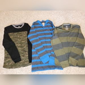 Boys Waffle knit long sleeves bundle